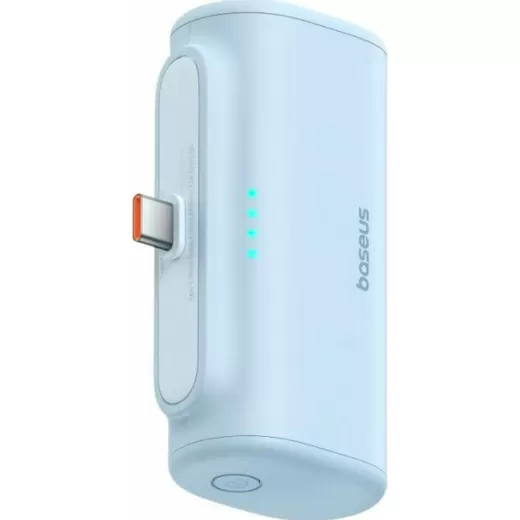 Повербанк Baseus Compact Fast Charging Power Bank Type-C Edition 5000mAh 20W Blue (P10068306313-00)