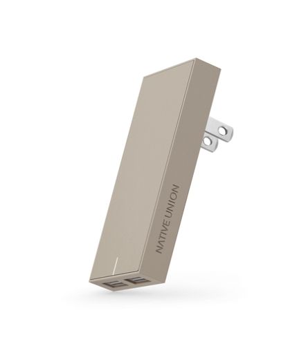 Зарядний пристрій Native Union Smart Charger 2-Port USB Fabric Taupe (SMART-2-TAU-FB-INT)