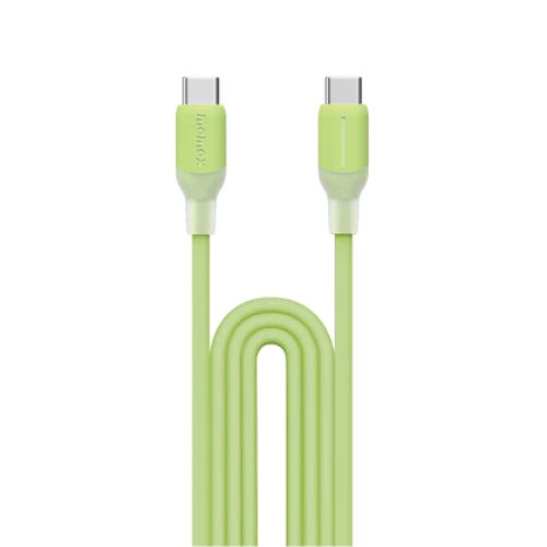 Кабель Momax 1-Link Flow CC X 60W USB-C to USB-C Cable 1.2м Green