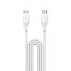 Кабель Momax 1-Link Flow CC X 60W USB-C to USB-C Cable 1.2м White