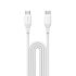 Кабель Momax 1-Link Flow CC X 60W USB-C to USB-C Cable 1.2м White