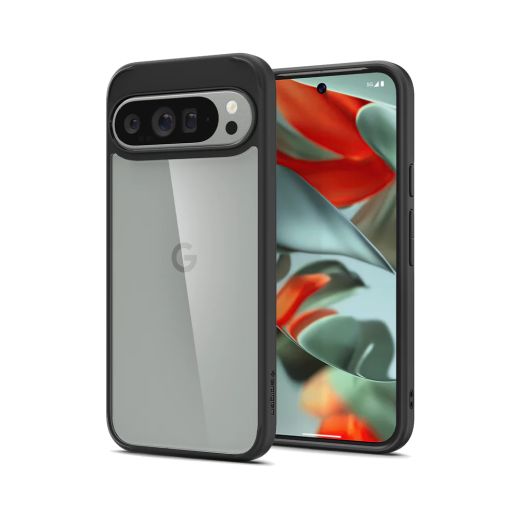 Прозорий чохол Spigen Ultra Hybrid Matte Black для Pixel 9 Pro XL (ACS07724)