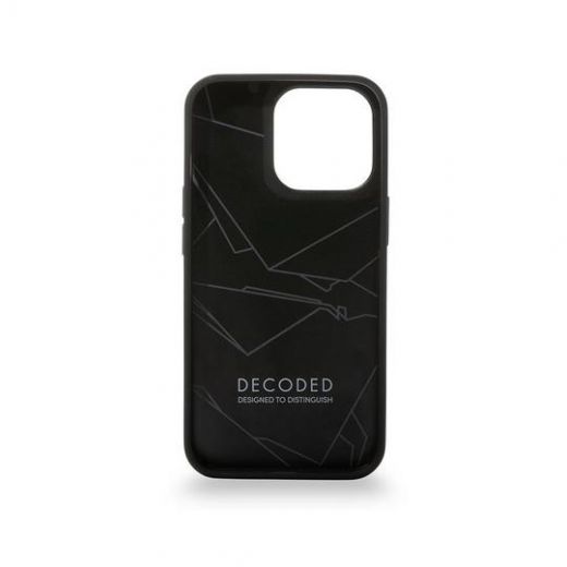 Чехол-книжка Decoded Detachable Wallet Black для iPhone 13