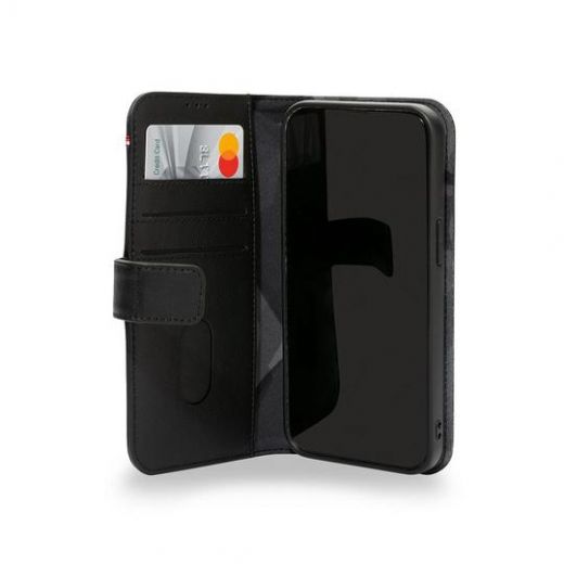 Чехол-книжка Decoded Detachable Wallet Black для iPhone 13 mini