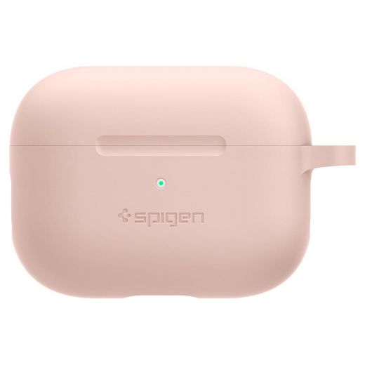 Чохол Spigen Silicone Fit Pink для AirPods Pro