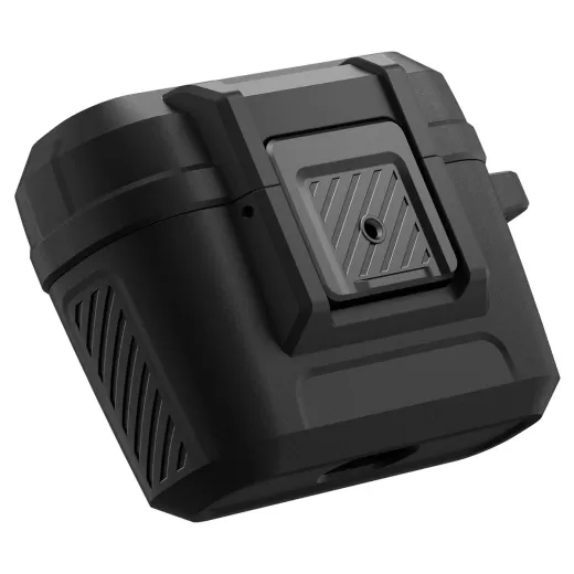 Чохол з замком та карабіном Spigen Lock Fit Matte Black для AirPods Pro (ACS04755)