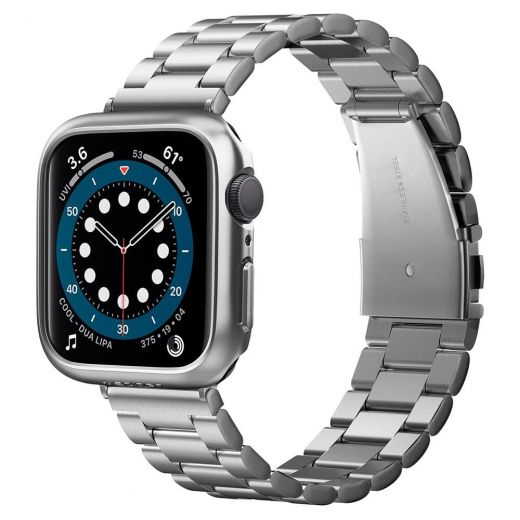 Чехол Spigen Thin Fit Graphite для Apple Watch 44mm Series SE / 6 / 5 / 4 (ACS02957)
