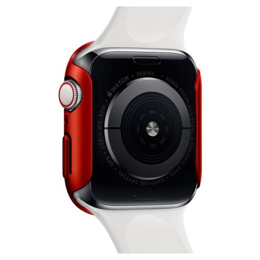 Чехол Spigen Thin Fit Metallic Red для Apple Watch 44mm Series SE / 6 / 5 / 4 (ACS01066)