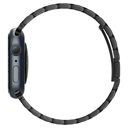 Металевий ремінець Spigen Modern Fit Black для Apple Watch 45mm | 44mm | 42mm (062MP25403)