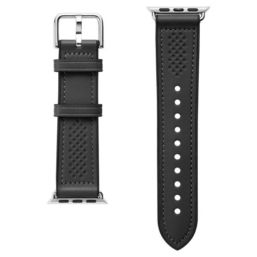 Ремінець Spigen Retro Fit Black для Apple Watch 45mm | 44mm | 42mm (062MP25079)