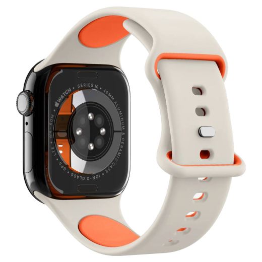 Ремешок Spigen Nano Pop Orange Beige для Apple Watch 49мм | 46мм | 45мм | 44мм (AMP09323)