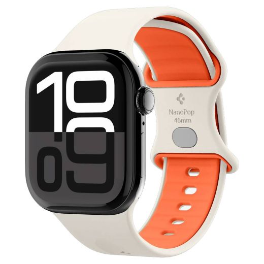 Ремешок Spigen Nano Pop Orange Beige для Apple Watch 49мм | 46мм | 45мм | 44мм (AMP09323)