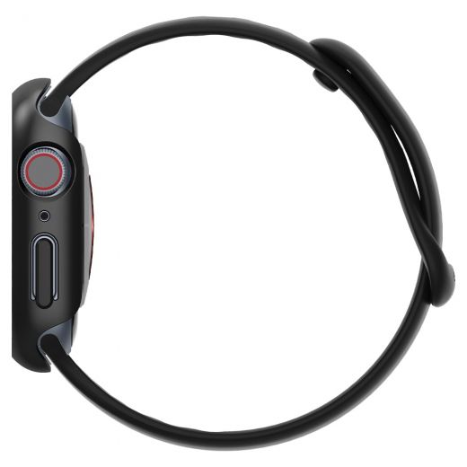 Чехол Spigen Thin Fit Black для Apple Watch 9 | 8 | 7  41mm (ACS04184)