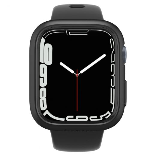 Чохол Spigen Thin Fit Black для Apple Watch 9 | 8 | 7  41mm (ACS04184)