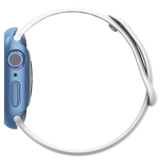 Чехол Spigen Thin Fit Metallic Blue для Apple Watch 9 | 8 | 7  41mm (ACS04186)