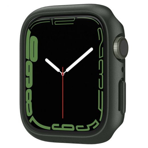 Чехол Spigen Thin Fit Military Green для Apple Watch 9 | 8 | 7  45mm (ACS04175)
