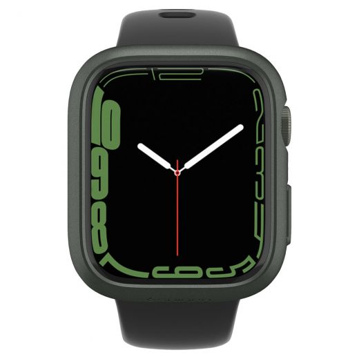 Чехол Spigen Thin Fit Military Green для Apple Watch 9 | 8 | 7  45mm (ACS04175)