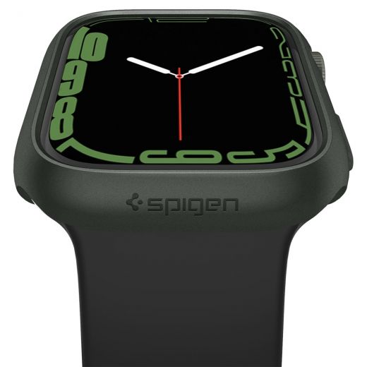 Чохол Spigen Thin Fit Military Green для Apple Watch 9 | 8 | 7  45mm (ACS04175)