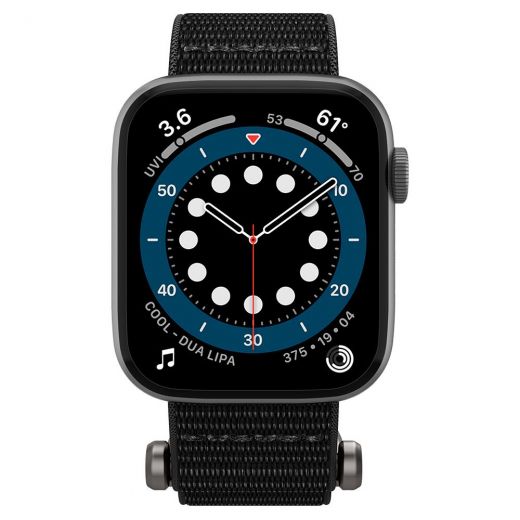 Ремешок Spigen DuraPro Flex Black для Apple Watch 45mm | 44mm | 42mm (AMP02465)