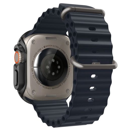 Защитный чехол Spigen Thin Fit Black для Apple Watch Ultra | Ultra 2 49mm (ACS05458)