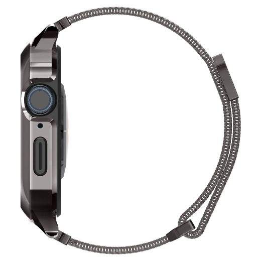 Чехол с ремешком Spigen Metal Fit Pro Graphite для Apple Watch Series 9 | 8 | 7  41mm (ACS04587)