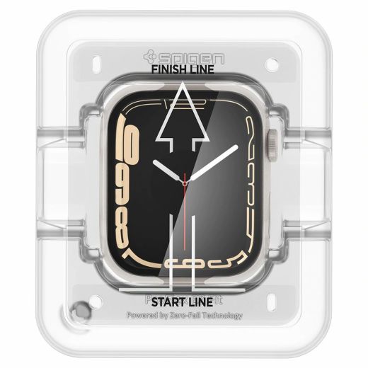 Защитное стекло Spigen Screen Protector ProFlex EZ Fit для Apple Watch Series 9 | 8 | 7 (41mm) 2 Pack (AFL04052)
