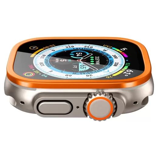 Захисне скло Spigen Screen Protector Glas.tR Slim Pro Orange для Apple Watch Ultra | Ultra 2 49mm (AGL06162)