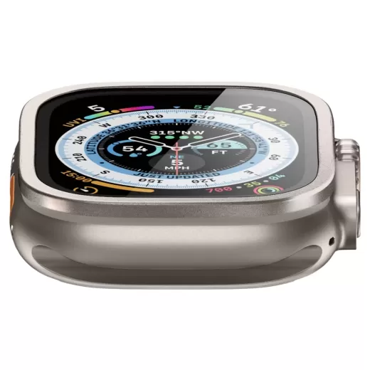 Захисне скло Spigen Screen Protector Glas.tR Slim Pro Titanium для Apple Watch Ultra | Ultra 2 49mm (AGL06161)