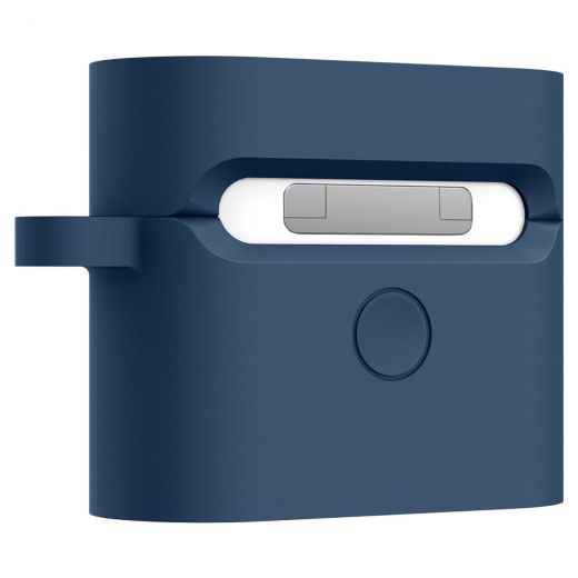 Силиконовый чехол Spigen Classic Shuffle Deep Blue для Apple AirPods 3 (ASD02216)