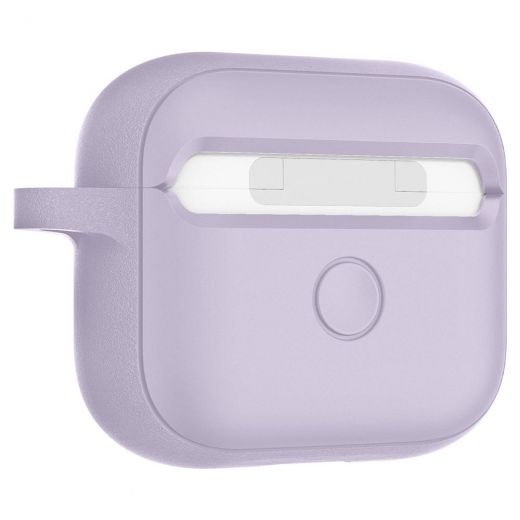 Силиконовый чехол Spigen Silicone Fit Lavender для Apple AirPods 3 (ASD02900)