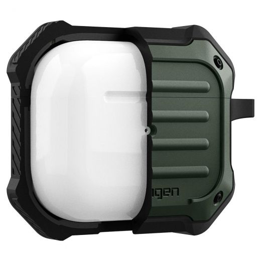Захисний чохол Spigen Tough Armor Military Green для Apple AirPods 3 (ASD01988)