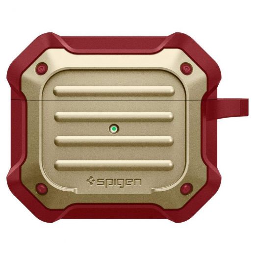 Защитный чехол Spigen Tough Armor Metalic Gold для Apple AirPods 3 (ASD02997)