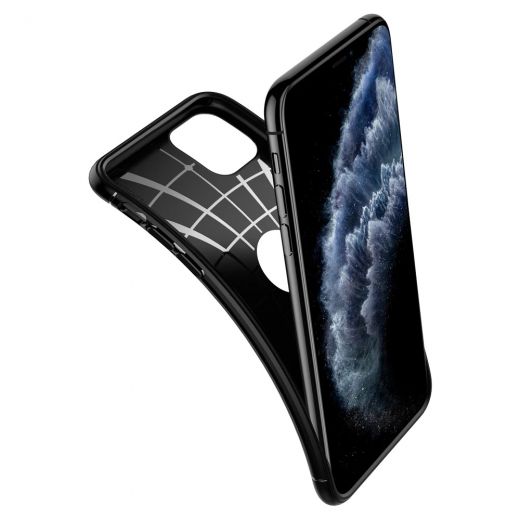 Чехол Spigen Rugged Armor Matte Black для iPhone 11 Pro