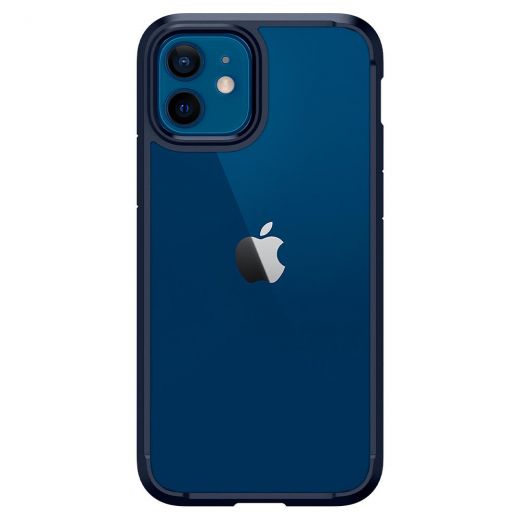 Чохол Spigen Ultra Hybrid Navy Blue для iPhone 12 | 12 Pro (ACS02251)
