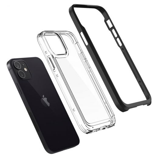 Чохол Spigen Neo Hybrid Crystal Black для iPhone 12 mini (ACS01749)