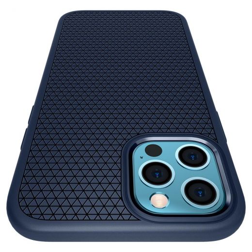 Чехол Spigen Liquid Air Navy Blue для iPhone 12 | 12 Pro