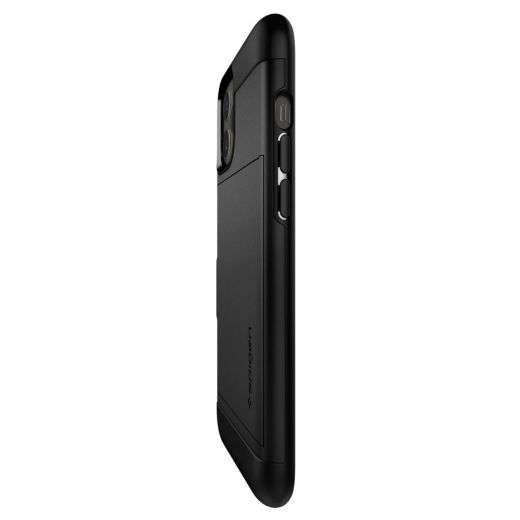 Чехол Spigen Slim Armor CS Black для iPhone 12 Pro Max (ACS01623)