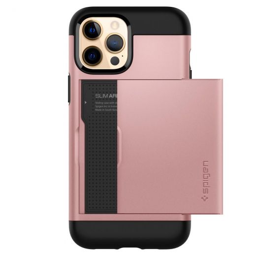 Чехол Spigen Slim Armor CS Rose Gold для iPhone 12 Pro Max (ACS01624)