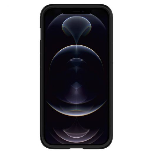 Чехол Spigen Tough Armor Black для iPhone 12 Pro Max (ACS01626)