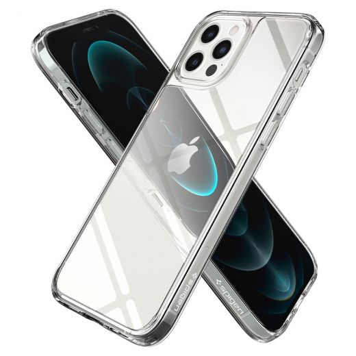Чохол Spigen Quartz Hybrid Crystal Clear для iPhone 12 | 12 Pro (ACS01705)