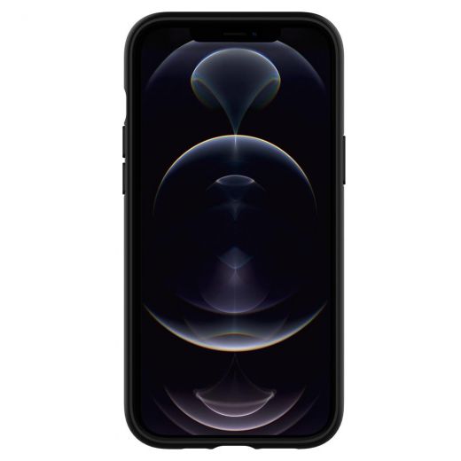 Чехол Spigen Slim Armor CS Black (ACS01707) для iPhone 12 | 12 Pro