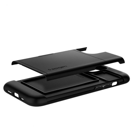 Чехол Spigen Slim Armor CS Black (ACS01707) для iPhone 12 | 12 Pro
