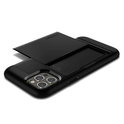 Чехол Spigen Slim Armor CS Black для iPhone 12 | 12 Pro (ACS01707)