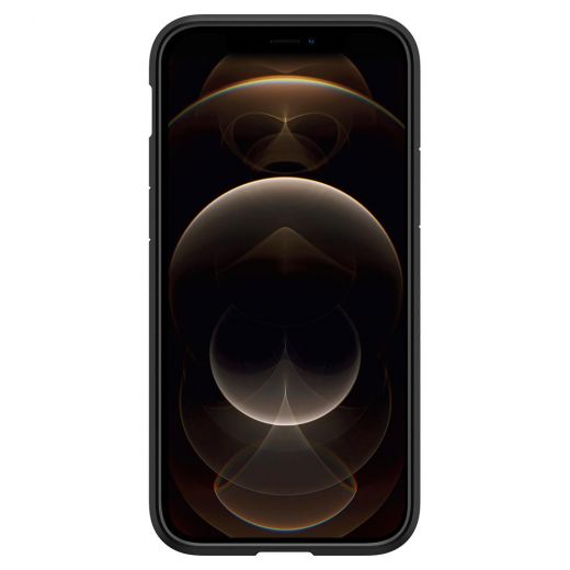 Чохол Spigen Ultra Hybrid Matte Black для iPhone 12 | 12 Pro (ACS01703)