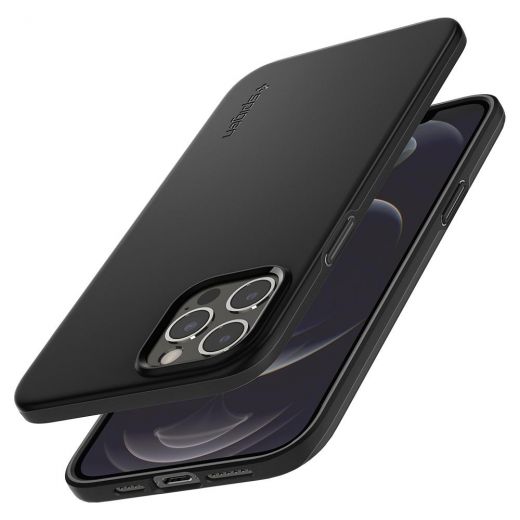 Чохол Spigen Thin Fit Black для iPhone 12 Pro Max (ACS01612)