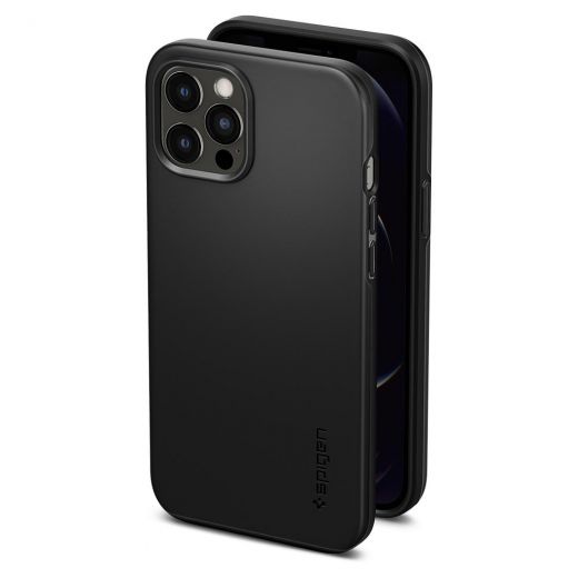 Чохол Spigen Thin Fit Black для iPhone 12 Pro Max (ACS01612)