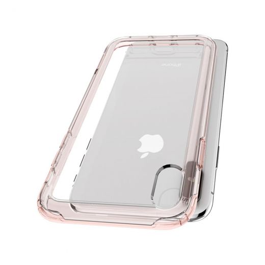 Чохол Spigen Slim Armor Crystal Rose Clear для iPhone XS