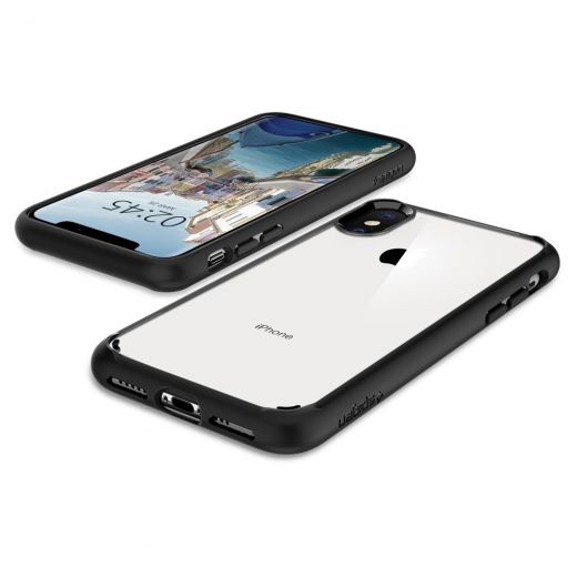 Чохол Spigen Ultra Hybrid Matte Black для iPhone XS