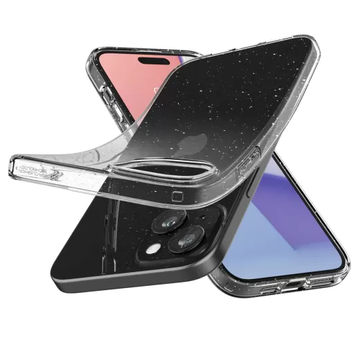 Чохол Spigen Liquid Crystal Glitter Crystal Quartz для iPhone 15 Plus (ACS06648)