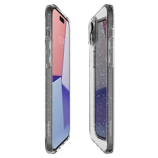 Чехол Spigen Liquid Crystal Glitter Crystal Quartz для iPhone 15 (ACS06788)